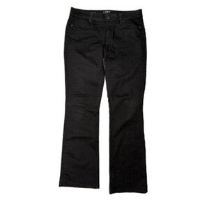 Loft Black Modern Sexy Boot Cut Jeans Size 29/8 #1922